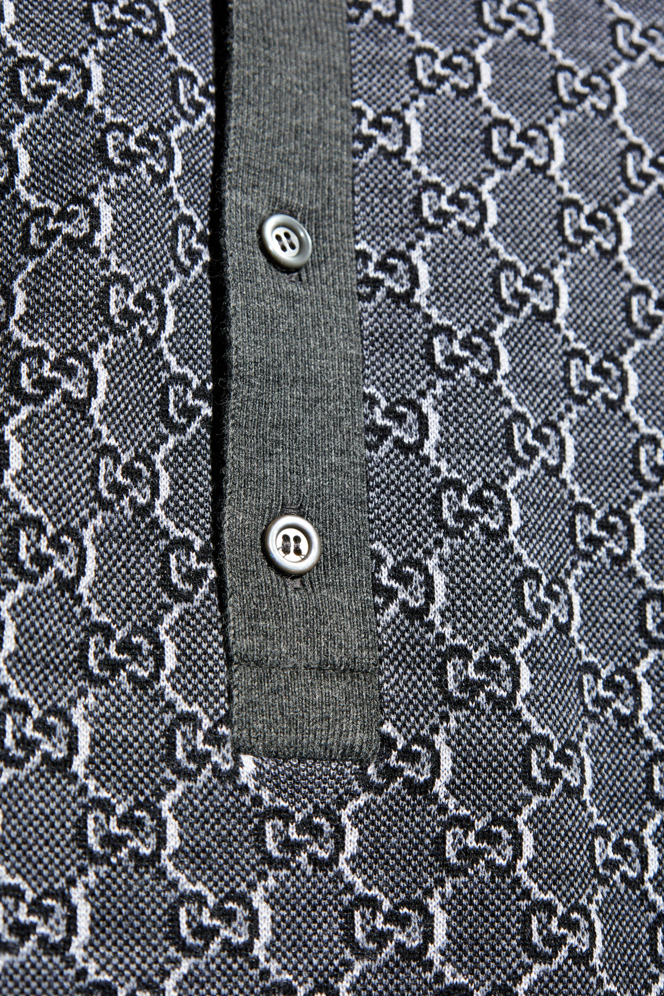 Grey Logo Polo Gucci - Vitkac AS